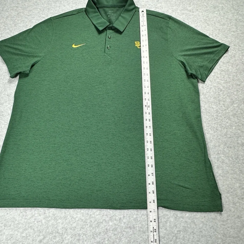 Baylor University Bears Polo Shirt Nike Dri-Fit (Mens XXL) - Picture 8 of 9